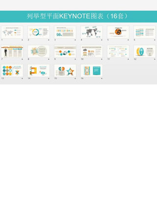 16套列举型KEYNOTE图表