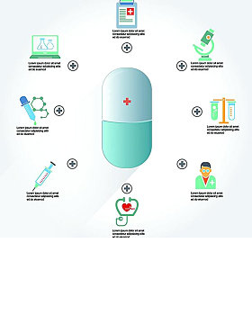 医疗信息图表图片