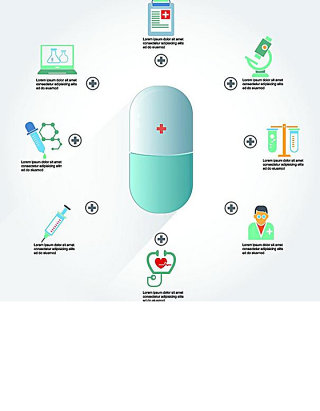 医疗信息图表图片