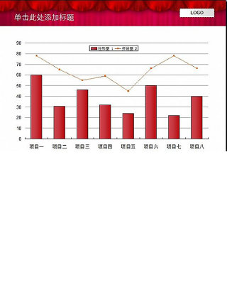 应用超广泛的酒红色背景ppt模板