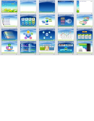 PPT商务模板图片