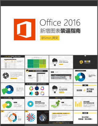 Office2016新增图表装逼指南Ⅱ-酷炫旭日图-PPT模板