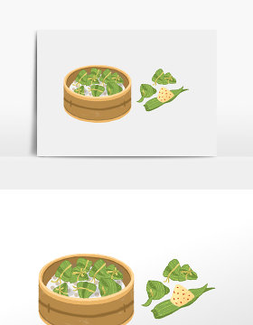 端午节粽子手绘插画元素