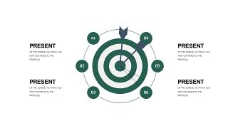 墨绿色创意设计PPT图表-28