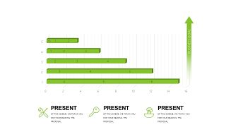 阳光绿立体商务品牌PPT图表-10