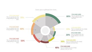 经典彩色饼状图PPT图表-6
