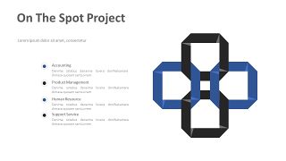 蓝黑递进并列关系PPT图表-8