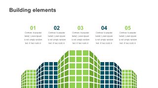 经典绿色设计商务PPT图表-31