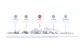 简约多彩并列关系PPT图表-10