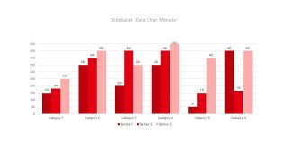 红色数据统计PPT图表-29