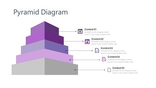 紫色台阶商务PPT图表-2