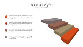 红橙色商务PPT图表-18
