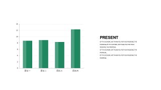 清新绿色数据关系PPT图表-30