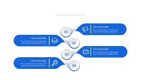 蓝色通用时间轴PPT图表-16