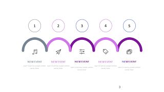 紫色调设计商务PPT图表-3