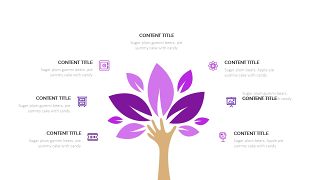 紫色调设计商务PPT图表-25