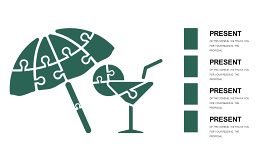 墨绿色创意设计PPT图表-13