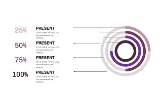深紫色系商务PPT图表-6