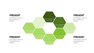 小清新绿色商务PPT图表-3
