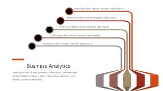 红橙色商务PPT图表-7