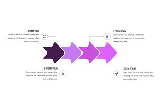 紫色系通用商务PPT图表-21