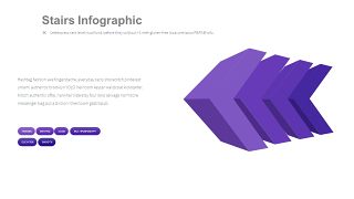 紫色台阶商务PPT图表-27