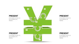 阳光绿立体商务品牌PPT图表-27