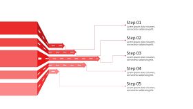 红色简约数据分析PPT图表-20