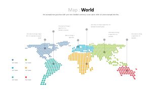 简约世界地图PPT图表-23