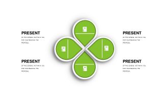 阳光绿立体商务品牌PPT图表-23