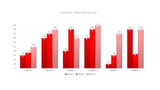 红色数据统计PPT图表-31