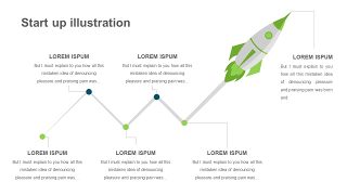 经典绿色设计商务PPT图表-8