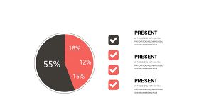 大气红黑配色PPT图表-4