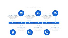 蓝色通用时间轴PPT图表-21