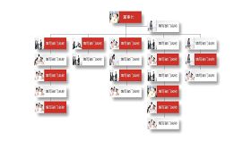 深红组织结构PPT图表-14