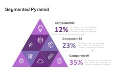 紫色商务对比关系PPT图表-27