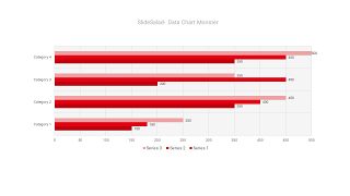 红色数据统计PPT图表-17