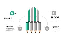 绿灰总分数据关系PPT图表-20