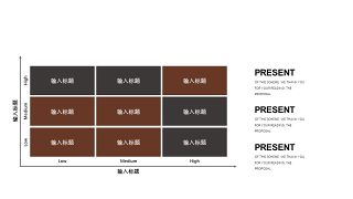 咖啡色数据分析PPT图表-23