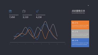 欧美风数据统计分析商务PPT图表14