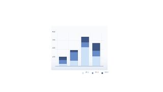 蓝色销售统计PPT图表-22