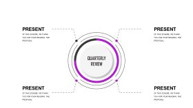 紫色系通用商务PPT图表-16