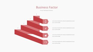 粉红色并列关系PPT图表-17