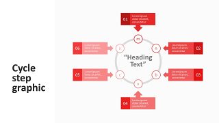 红色简约数据分析PPT图表-5