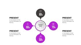 紫色系通用商务PPT图表-17