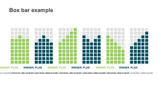 经典绿色设计商务PPT图表-15