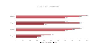 红色数据统计PPT图表-16