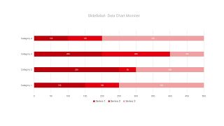 红色数据统计PPT图表-20
