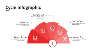 红色简约数据分析PPT图表-3