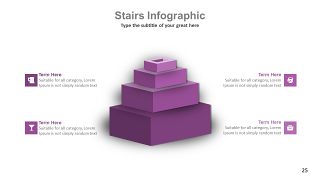 紫色台阶商务PPT图表-25